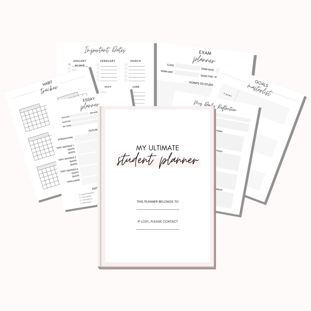 Ultimate 3-in-1 Student Planner