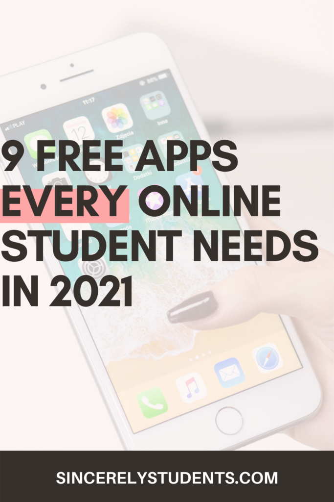 9 free apps every online student needs!