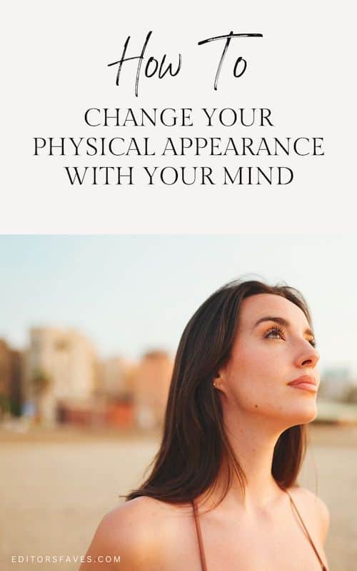 Young woman Learning How To Change Your Physical Appearance with Your Mind