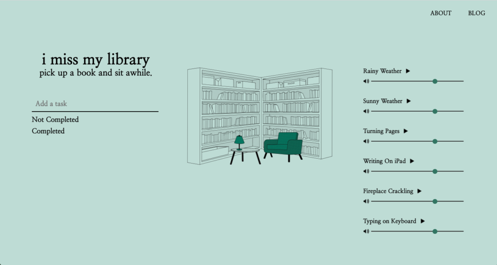 imissmylibrary page