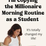 Millionaire Morning Routine as a Student productivity