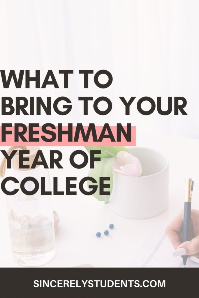 Ultimate freshman year packing list