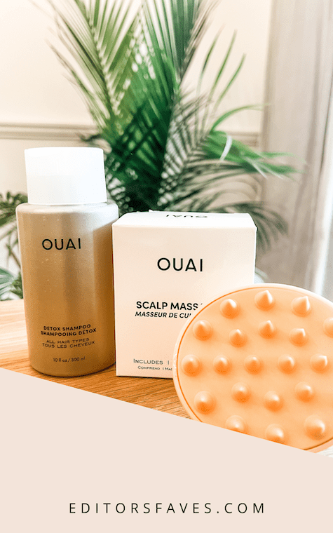 Testing the best actual photo of Ouai detox shampoo, testing cruelty-free hair products
