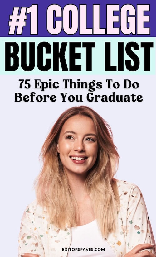 ultimate college bucket list ideas