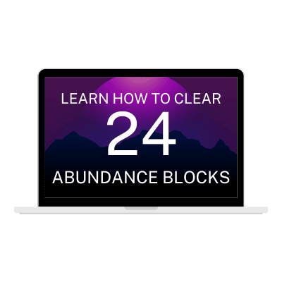 energy clearing class for abundance blocks