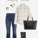 Ideas for styling a plaid shirt for Fall