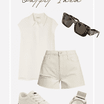 Summer capsule wardrobe outfits essential white shirt