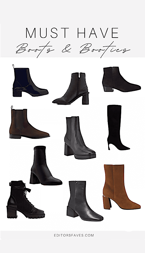 The best boots for Fall capsule wardrobe outfits
