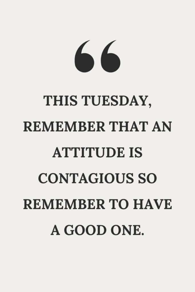 Quote about Tuesday