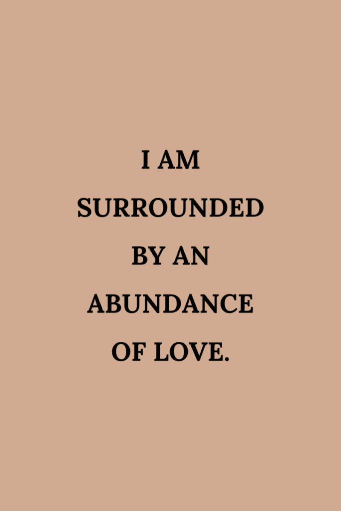 An affirmation for new moms