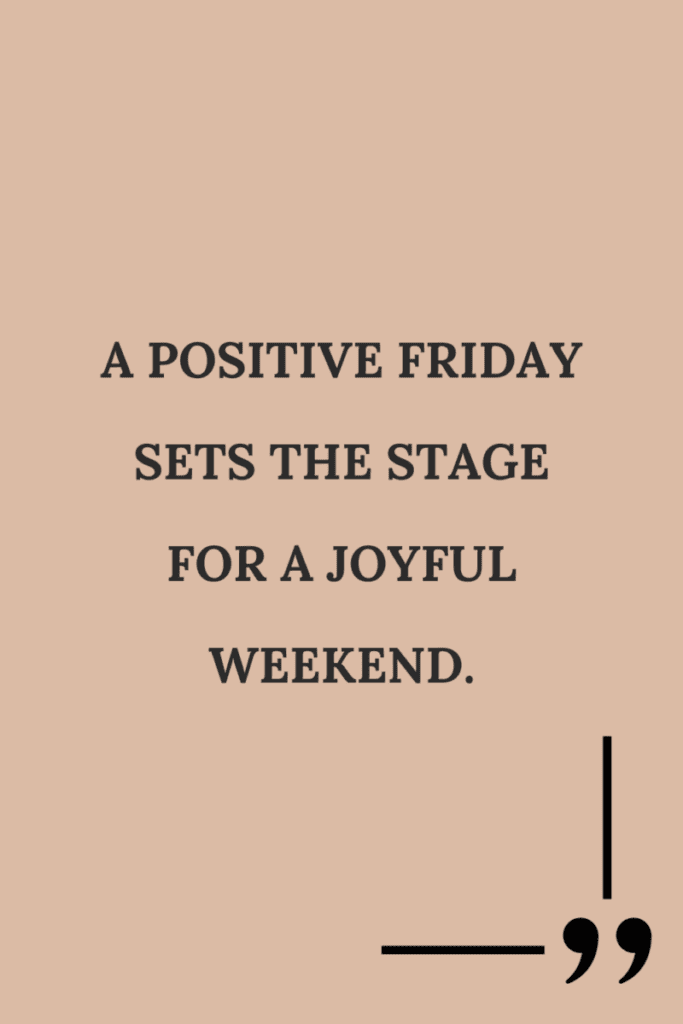Quote about Friday