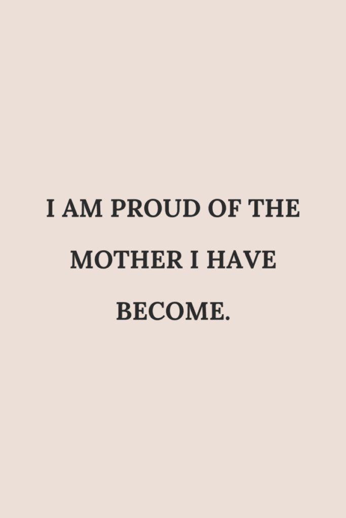an affirmation for single mothers