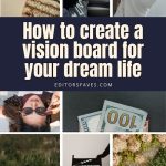 how to create a vision board for your dream life step by step