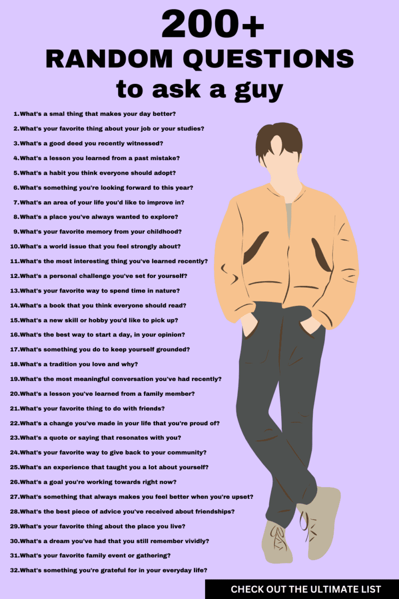 6 7 Interesting & Random Questions to Ask a Guy&nbsp;