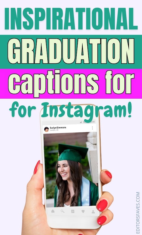 Very best Inspirational Graduation Captions for Instagram 
