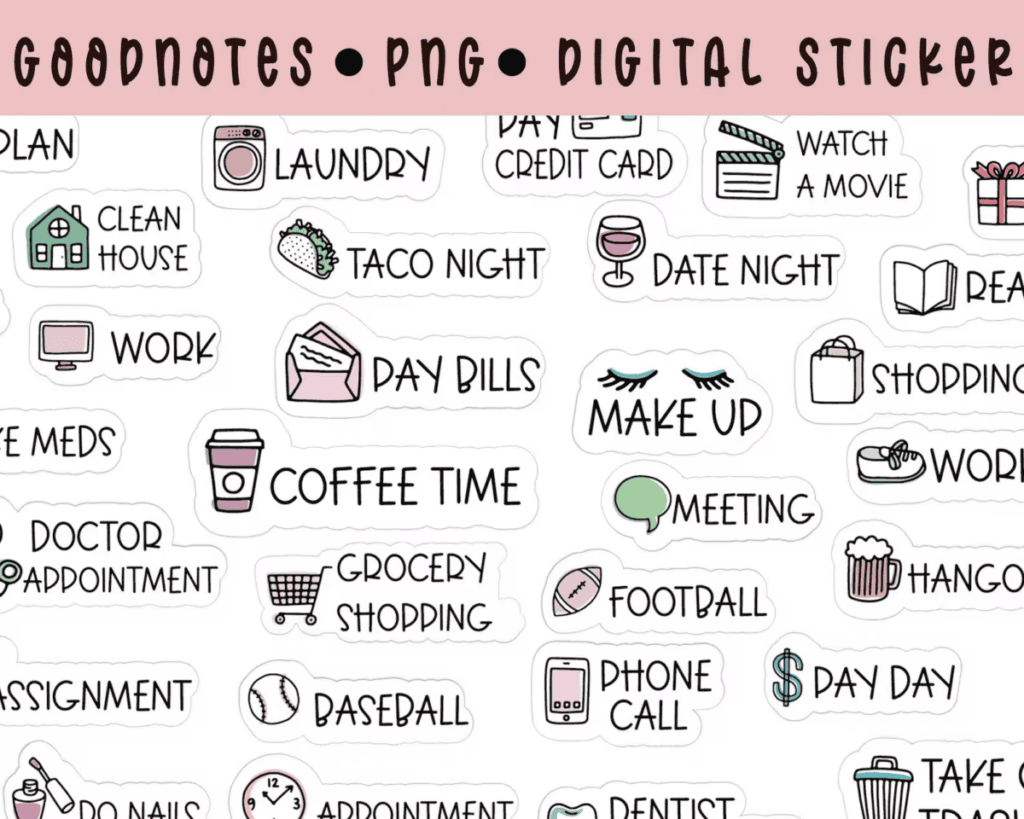 image 2 The Absolute Best Digital Planner Stickers