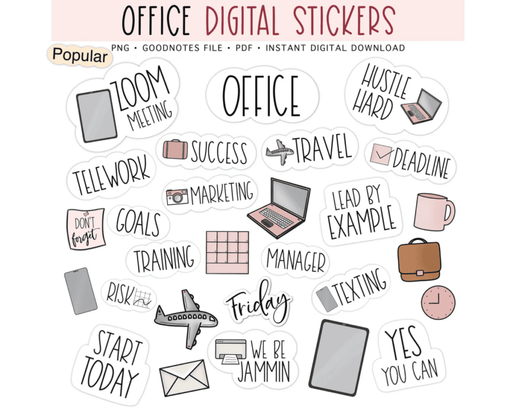 image 7 The Absolute Best Digital Planner Stickers