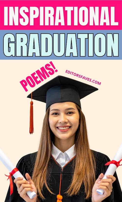 inspirational graduation poems for students