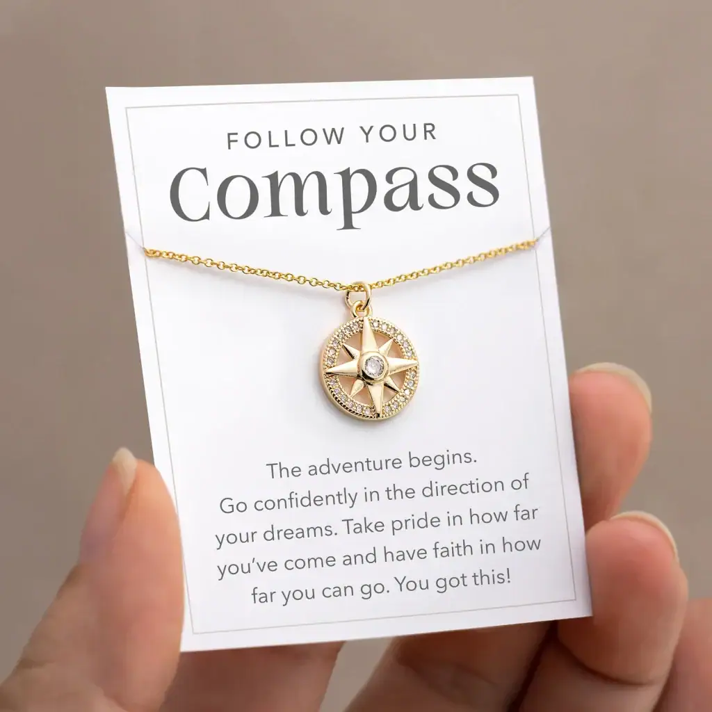compass jewelry graduation gift ideas