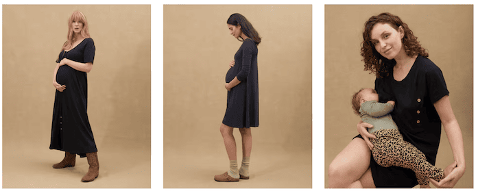 jolibump website eco-friendly maternity clothing brand