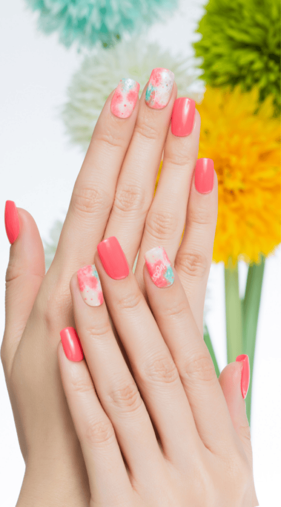 14 1 Colorful Summer Nails Ideas
