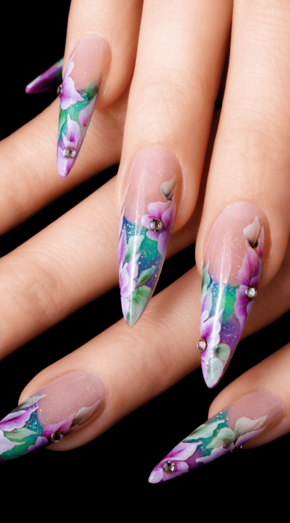 32 1 Colorful Summer Nails Ideas