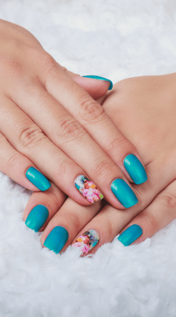 54 1 Colorful Summer Nails Ideas