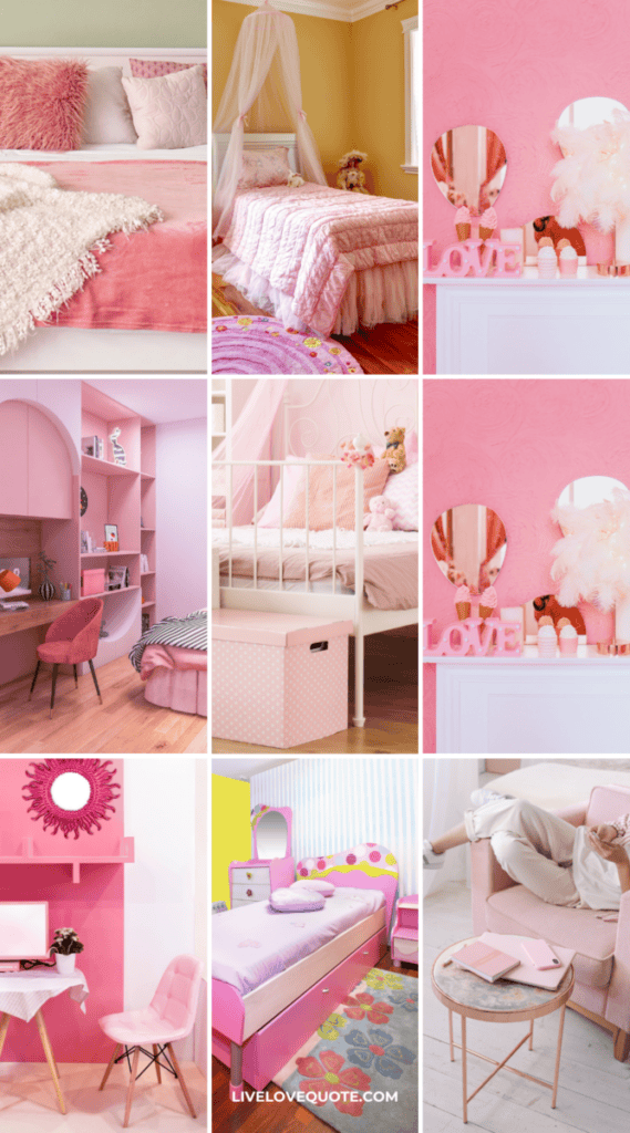 pink dorm room decor 1 Cute Pink Dorm Room Decor Ideas You'll Love
