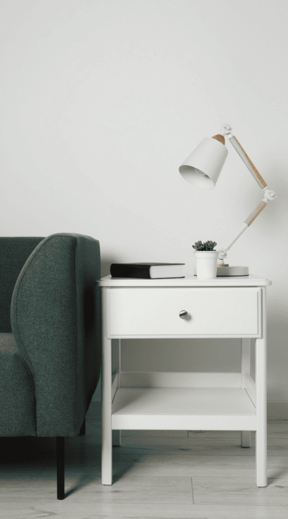 side table College Apartment Decor Ideas