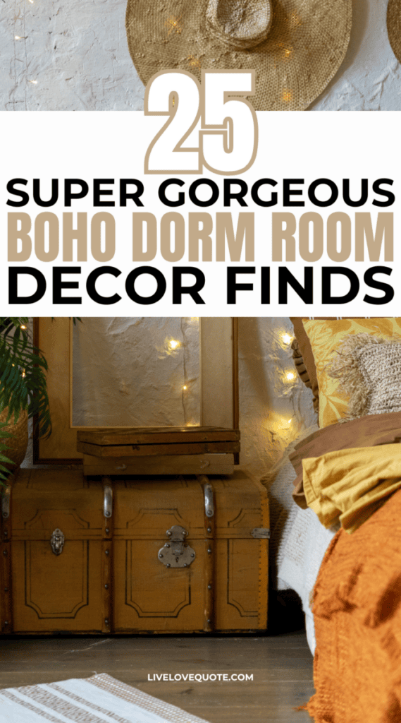 BOHO DORM ROOM DECOR FINDS 1 Cute & Cozy Boho College Dorm Room Decor