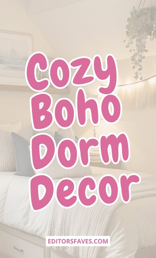 cozy boho dorm decor ideas