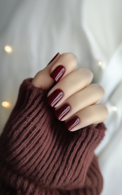 Dark moody Fall nail ideas - blood nails