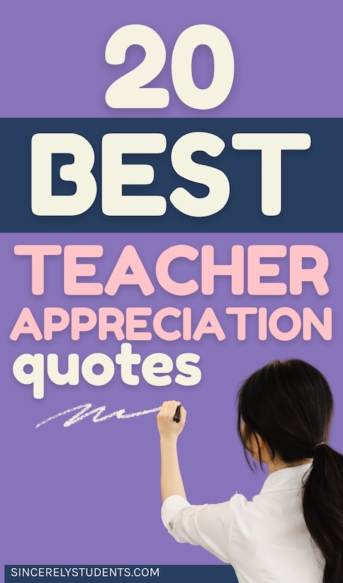 best teacher appreciation quotes list