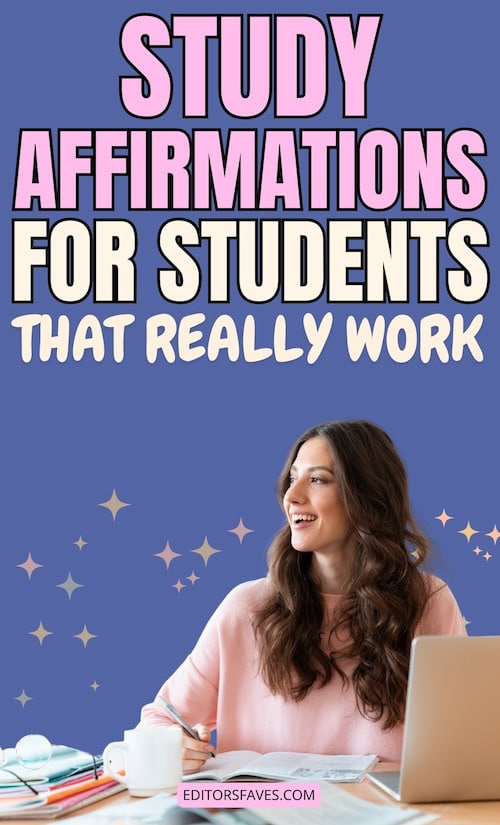 Big list of Powerful Study Affirmations For Students that work
