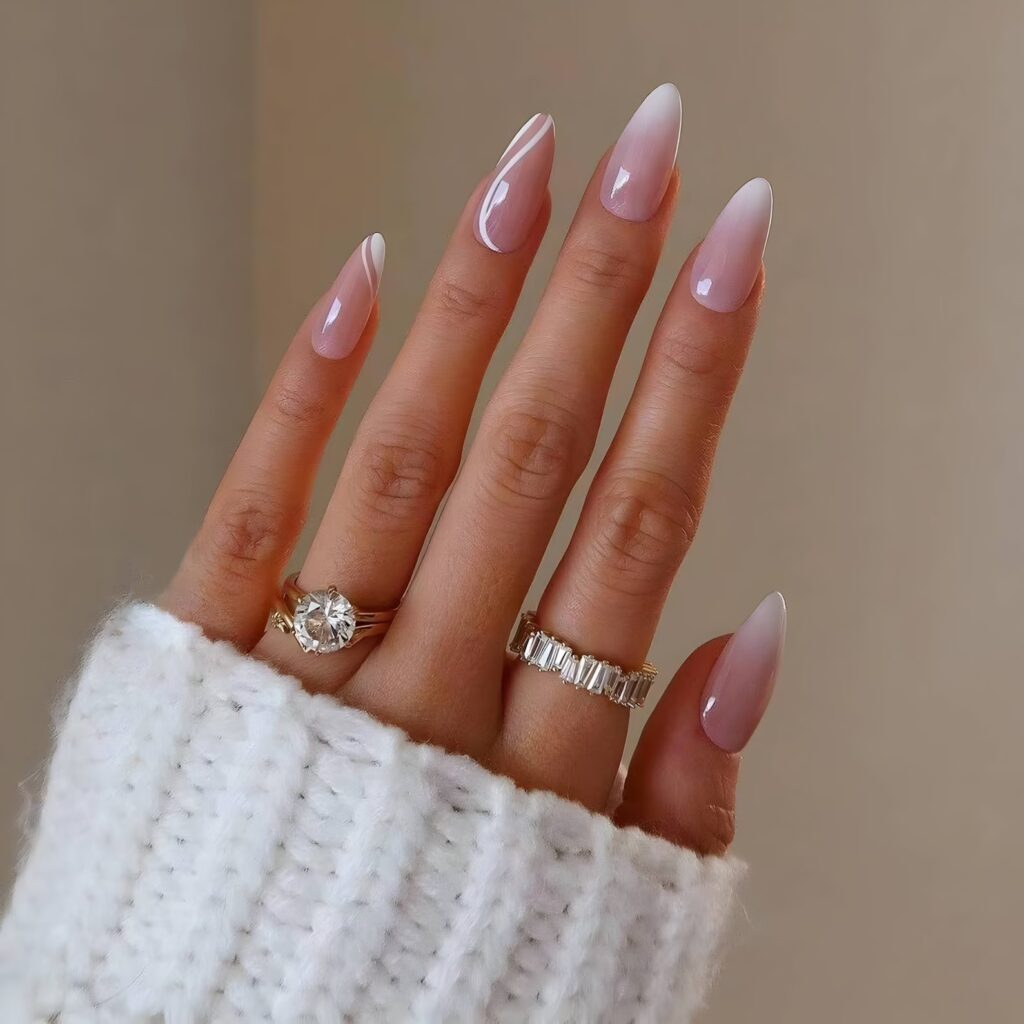 2 Super Classy White Nails
