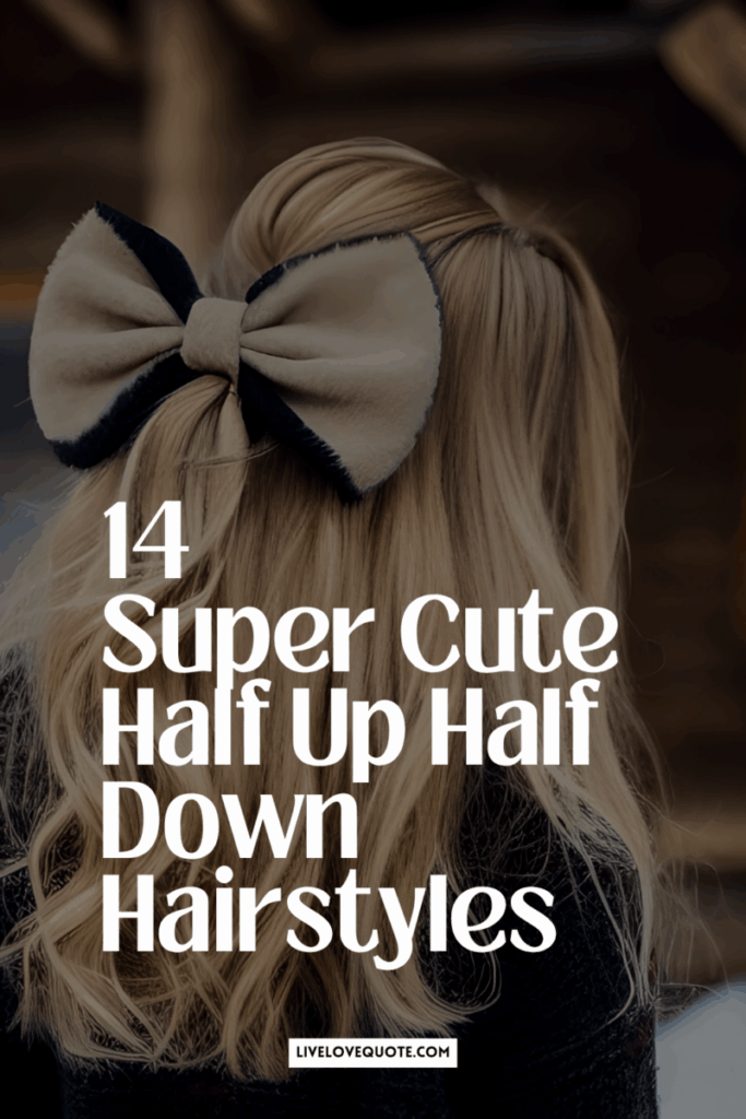 6 4 Half Up Half Down Hairstyles You'll Love