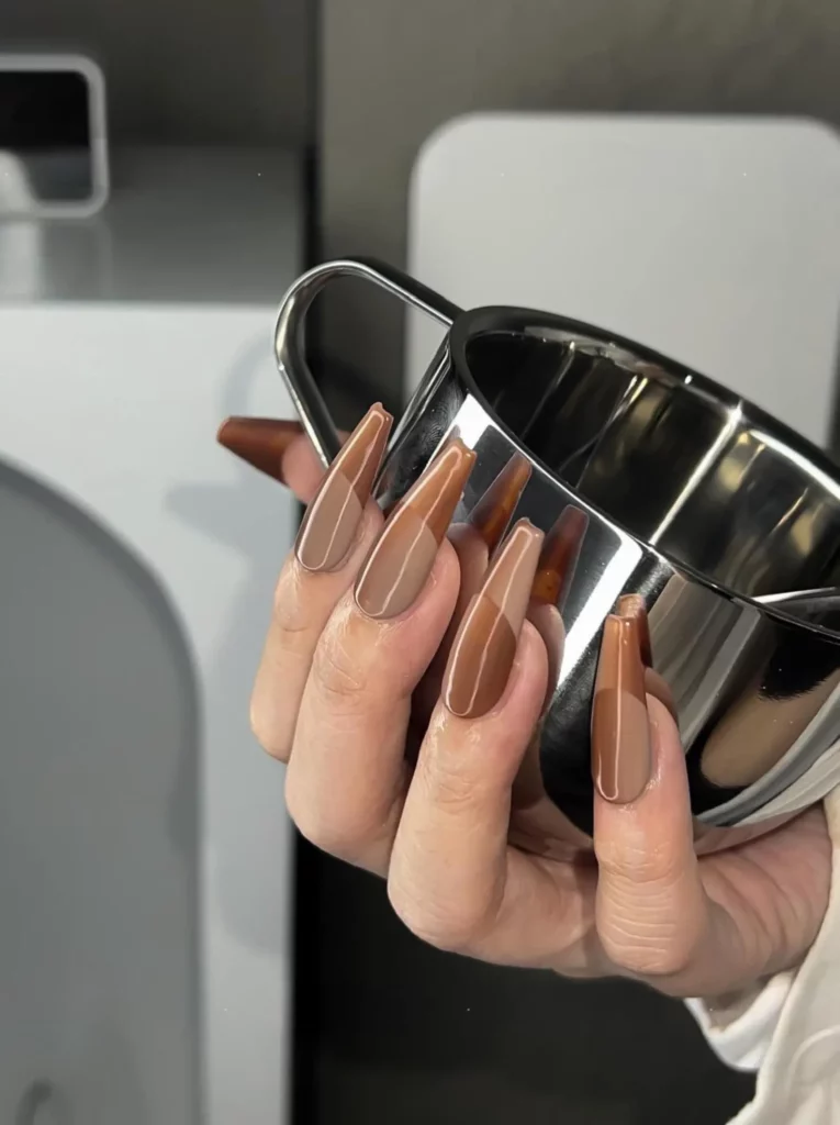 12 3 Sleek & Stylish Brown Nails