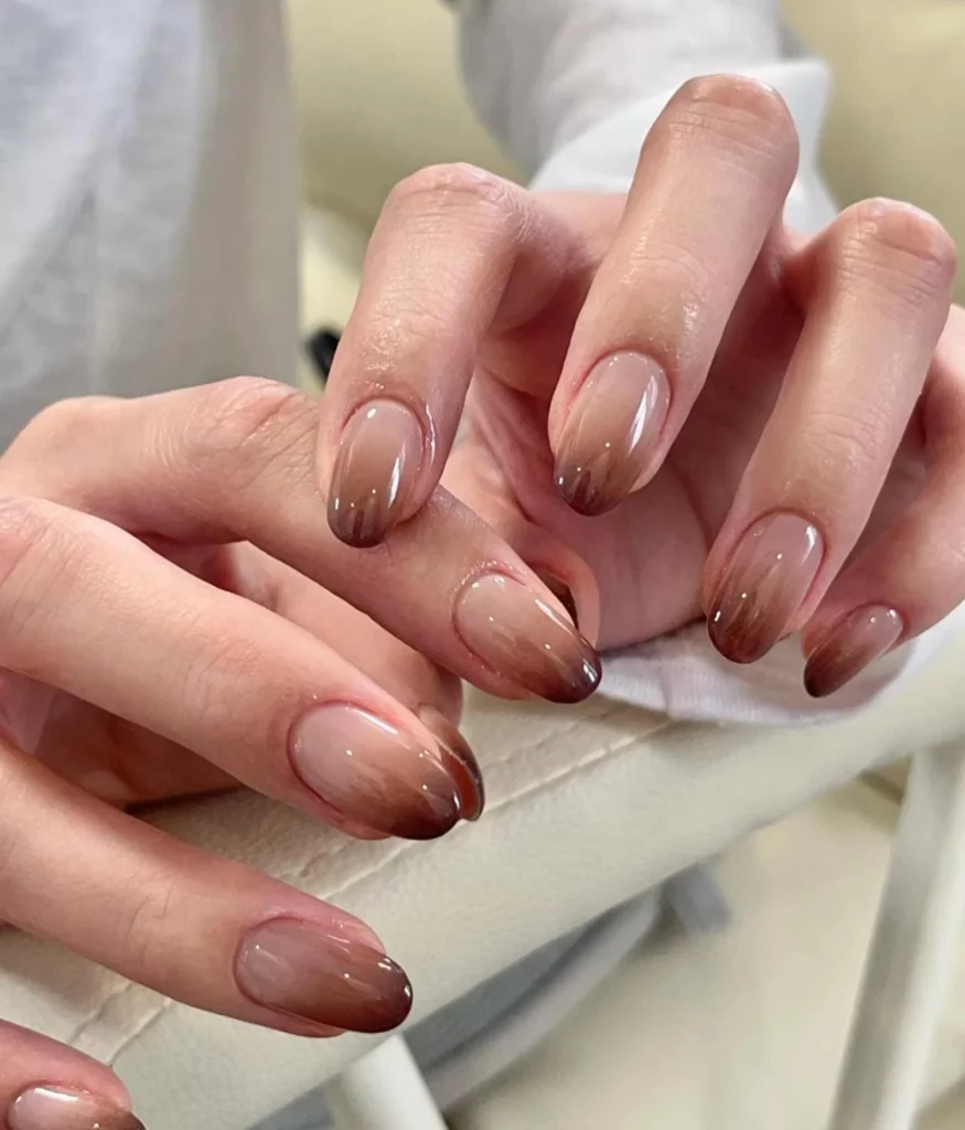 13 2 Sleek & Stylish Brown Nails