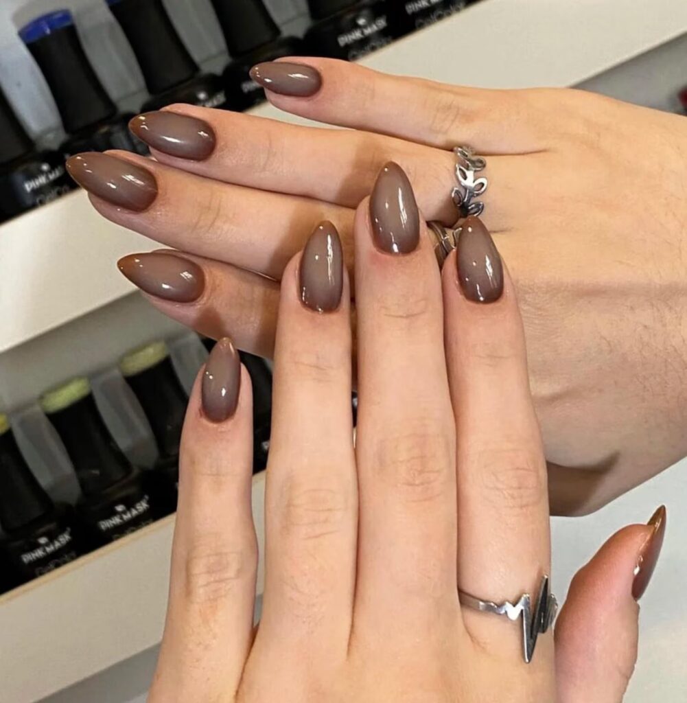 4 1 Sleek & Stylish Brown Nails