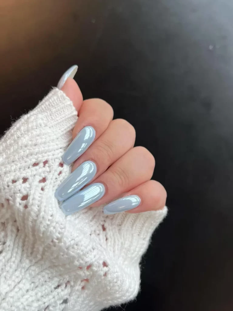 6 Pretty Blue Nails Inspo