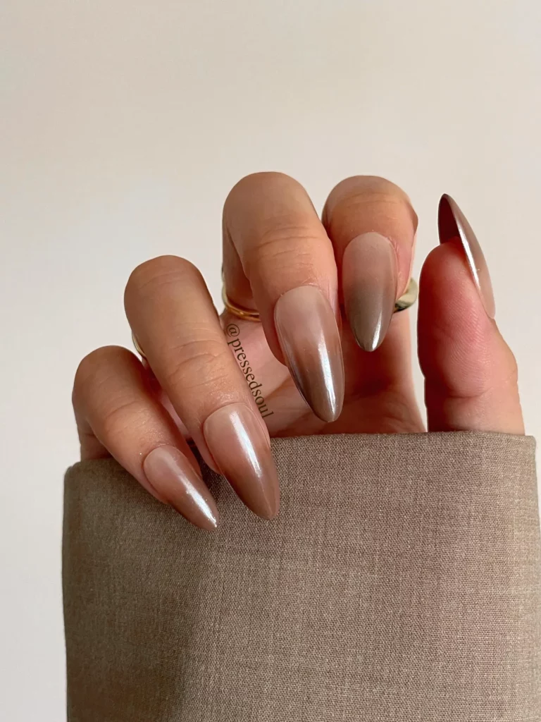 7 3 Sleek & Stylish Brown Nails