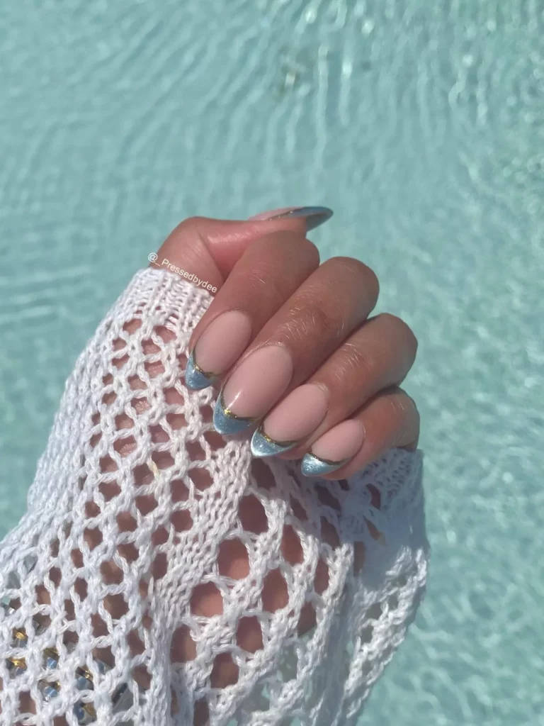 9 Pretty Blue Nails Inspo