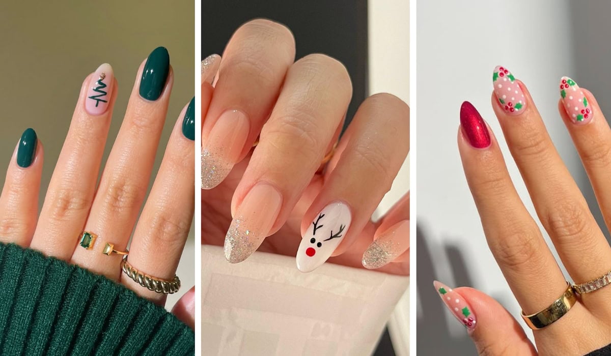 20 of the ultimate December nails design ideas for festive Christmas nails