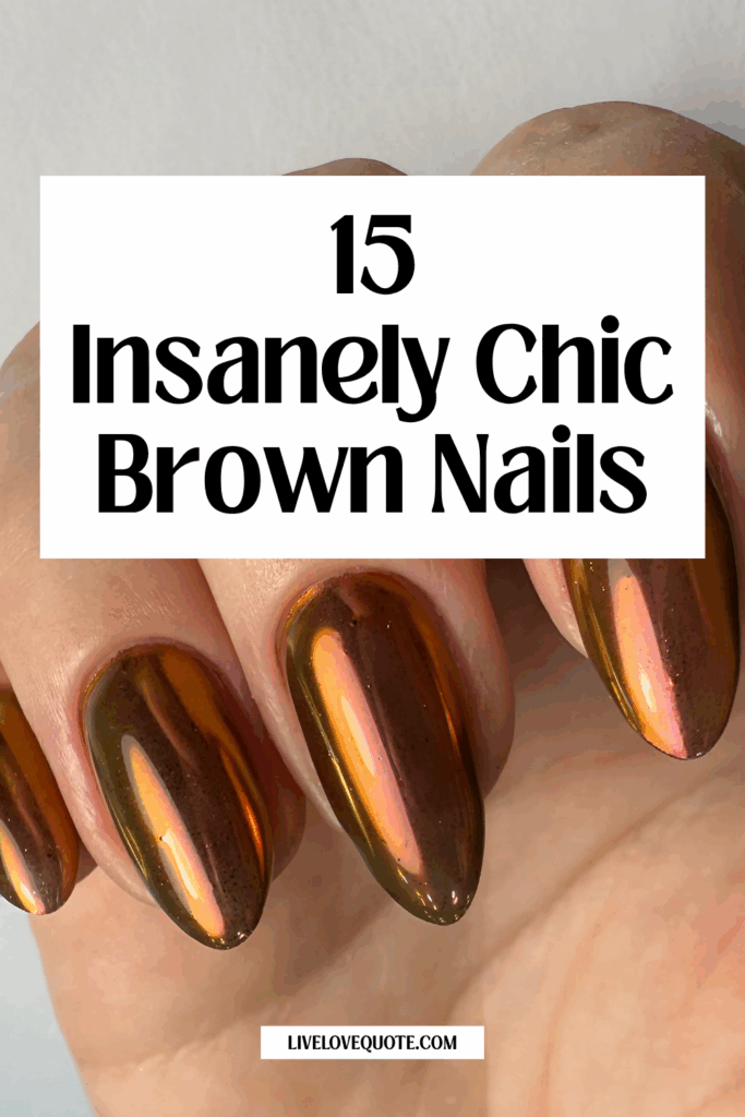 Brown Nails 7 Sleek & Stylish Brown Nails