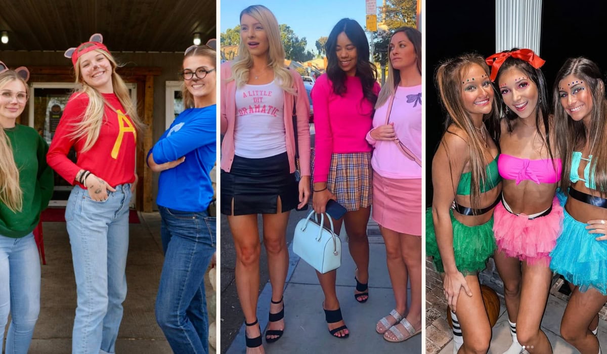 We found the Hottest trio Halloween costumes for three friends