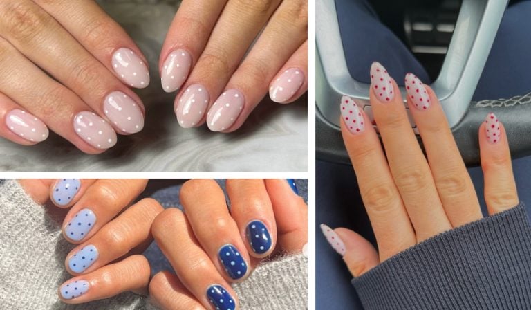examples of Polka Dot Nails: The Playful Trend Getting Everyone’s Attention