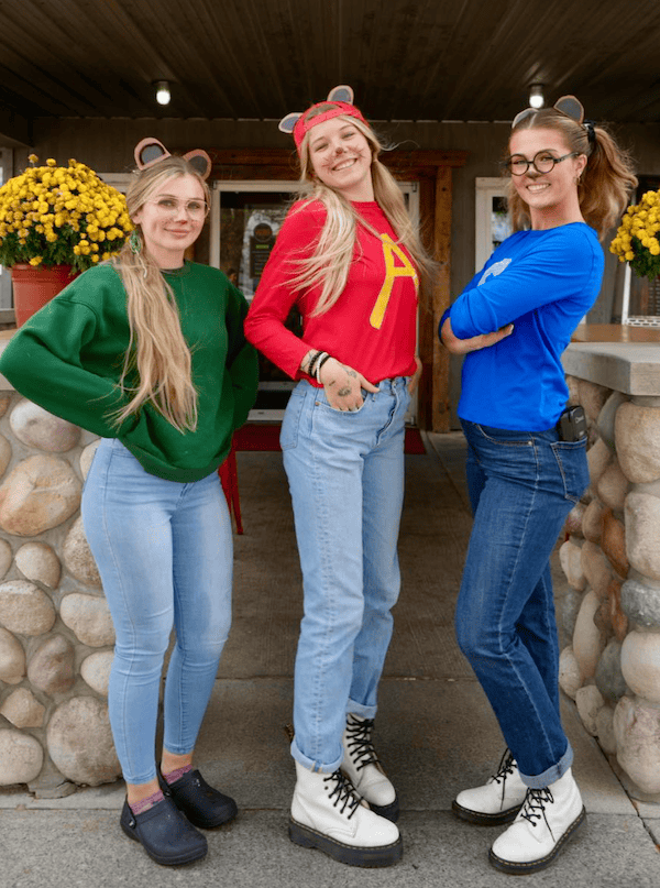 college girl costumes alvin and the chipmunks costume for 3