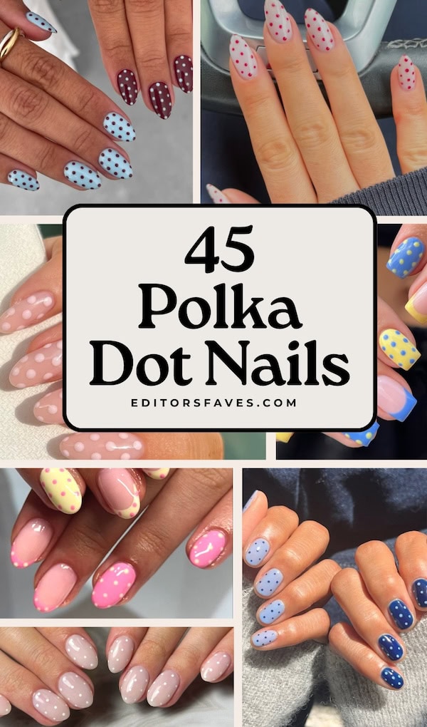 45 Polka Dot Nails: The Playful Trend Getting Everyone’s Attention