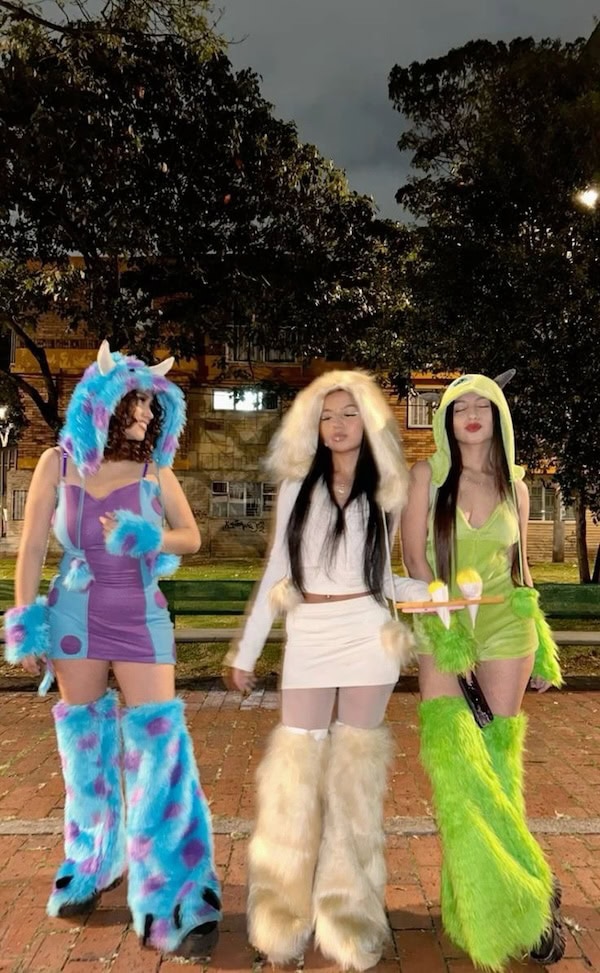 Monsters Inc trio halloween costume ideas_ furries