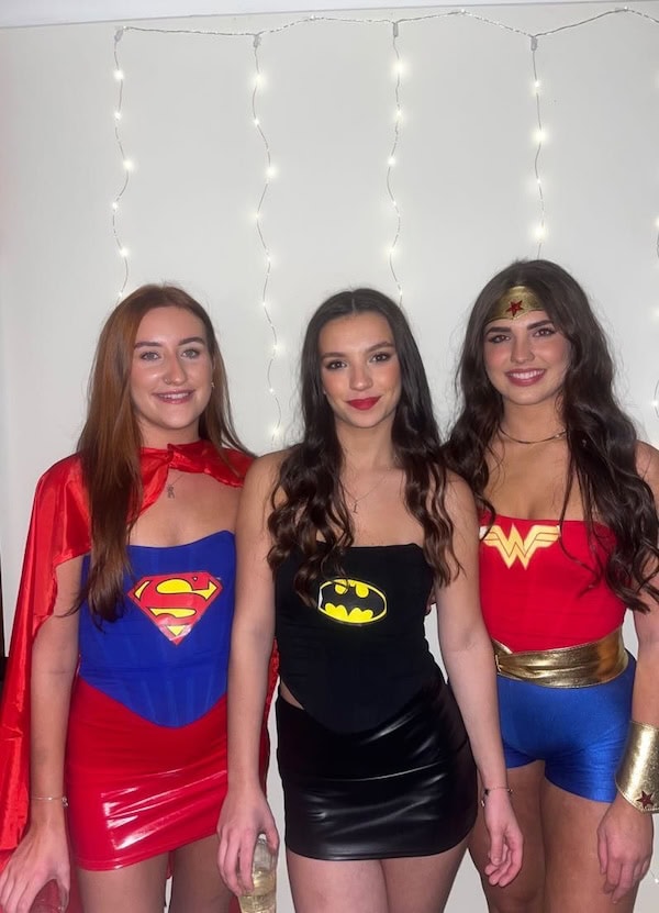 amazing trio halloween costume super heros for friend group of three